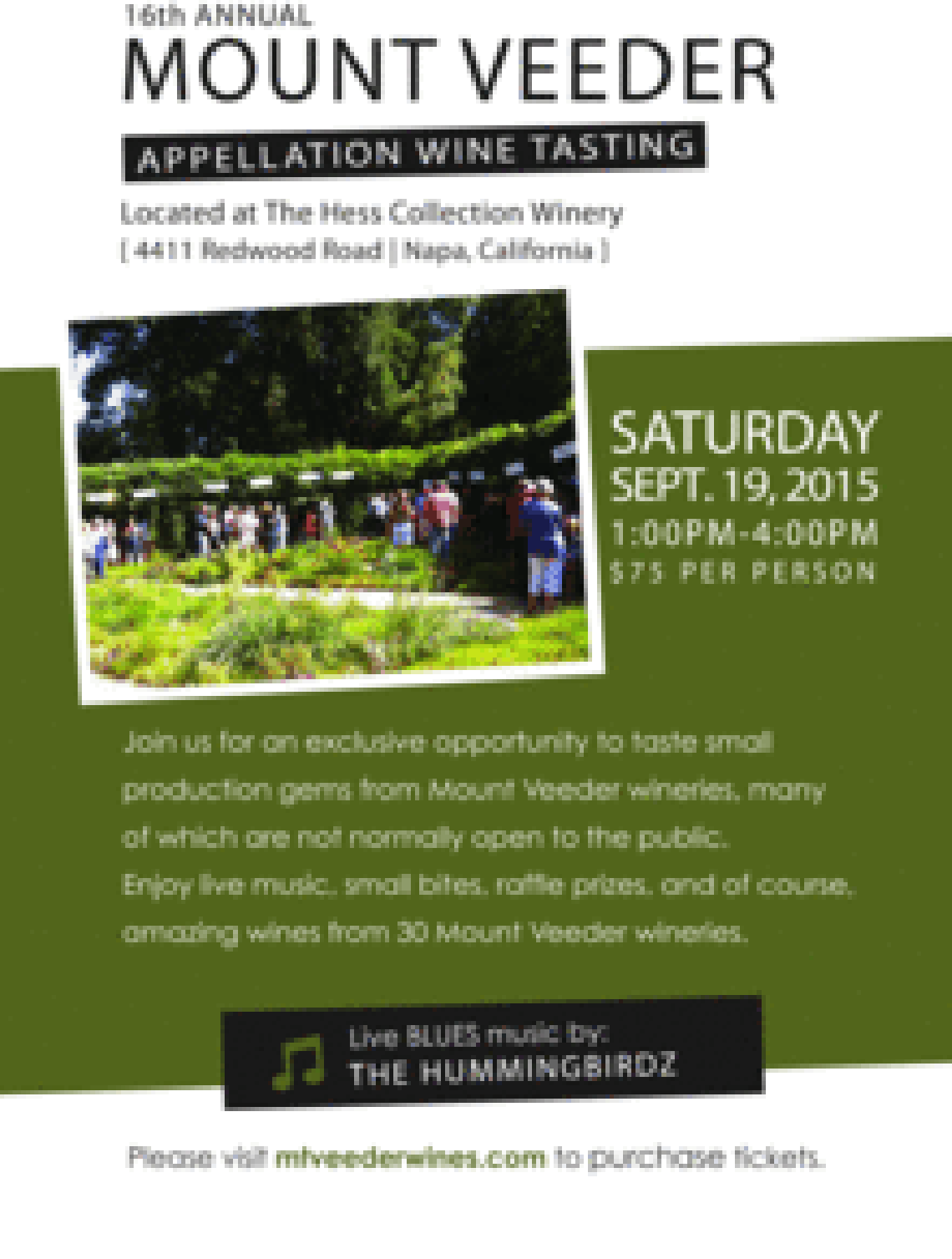 16th Annual Mt. Veeder Appellation Tasting