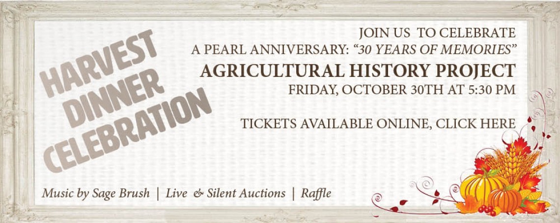 AHP's 30th Annual Harvest Dinner