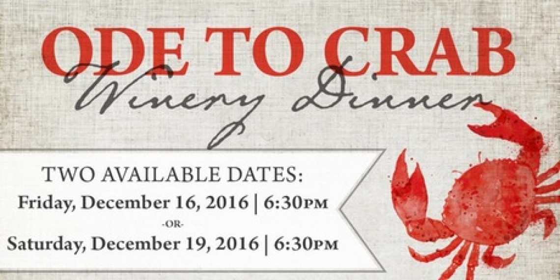 St. Francis Winery's Annual Ode to Crab Winery Dinner